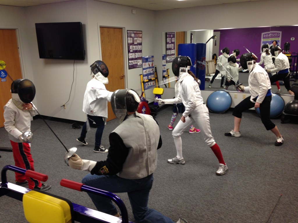 RJ, Sarah, and Caylin and Courage League kids.