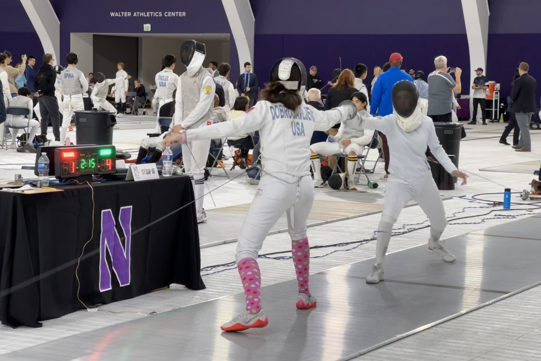 Kalina and Sarah both score a point at the Remenyik tournament at Northwestern